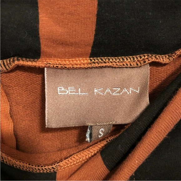 Bel Kazan Brown Pencil Skirt with Black Geometric Pattern Size Small - Picture 3 of 4